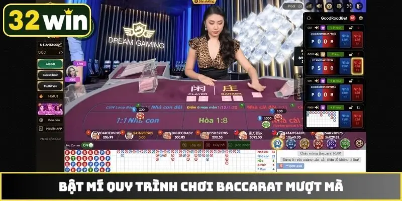 Bật mí quy trình chơi Baccarat mượt mà