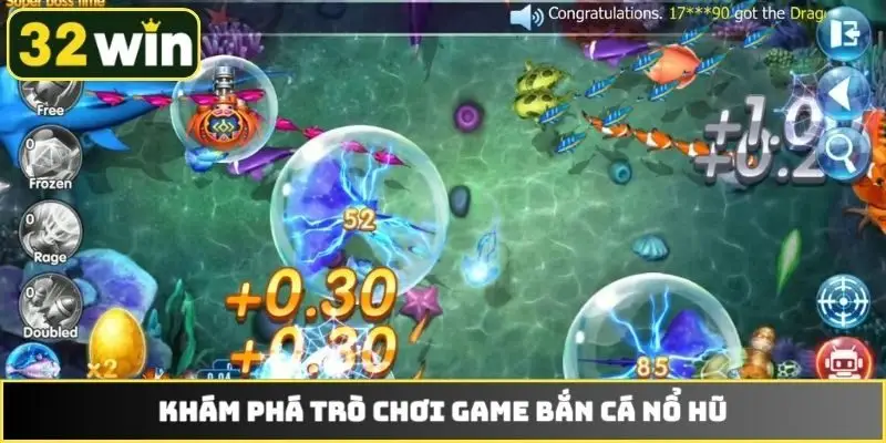 Khám phá trò chơi game bắn cá nổ hũ