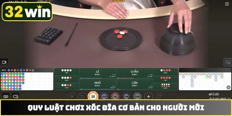 Quy luật chơi xóc đĩa cơ bản cho người mới
